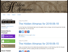 Tablet Screenshot of hiddenalmanac.com